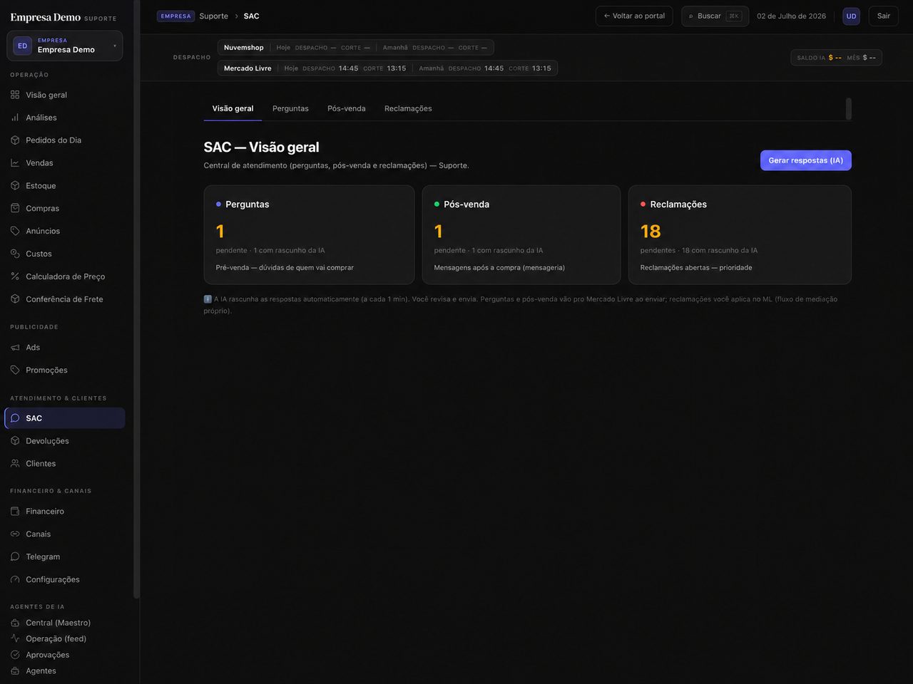 Portify ops — SAC